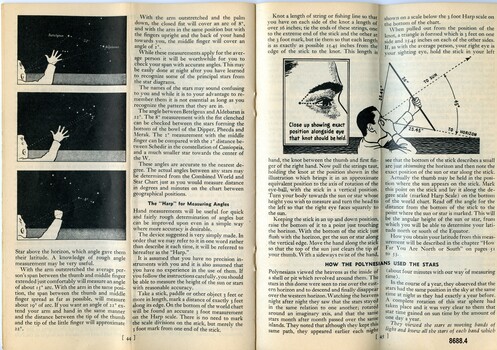 Explanation of the "Harp" method of measuring angles to aid navigation