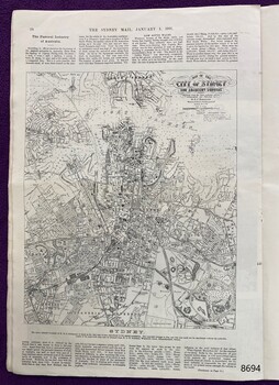 A map of Sydney in the Commonwealth Year.