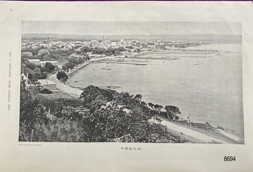 View of Perth at the time of Federation.