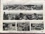 A double page spread showing aspects of Melbourne in the Commonwealth year 1901.