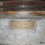 Rectangular brass plaque with inscriptions