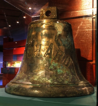 Loch Ard bell on display at Flagstaff Hill