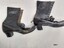 Pair of lady's black leather, lace up boots