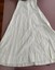 Ankle length cotton overskirt with two front pockets