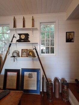 Objects on right side of north wall