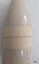 Two pieces of tape on side of bottle with faint writing.