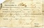 Certificate of Discharge with name of seaman, ship, date and other particulars filled in by hand with ink