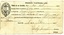 Certificate of Discharge with name of seaman, ship, date and other particulars filled in by hand with ink