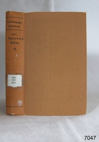 Book - Fictional stories, Sir Walter Scott, Waverley Novels St Ronans Well-2 Vol 34, 1838