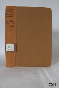 Book - Fictional stories, Sir Walter Scott, Waverley Novels Peveril of the Peak- 3 Vol 30, 1838