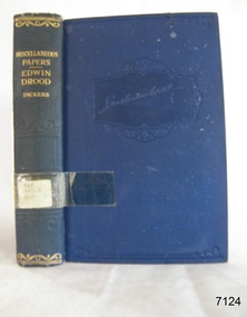 Book - Unfinished Fictional story, Charles Dickens, Miscellaneous Papers with (The Mystery of Edwin Drood), 1935