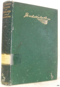Book - A Fictional Story, Charles Dickens, A Childs History of England, 1900