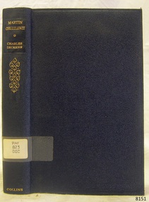 Book - A Fictional Story, Charles Dickens, Martin Chuzzlewit, 1910