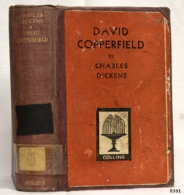 Book - A Fictional Story, Charles Dickens, David Copperfield, 1940's