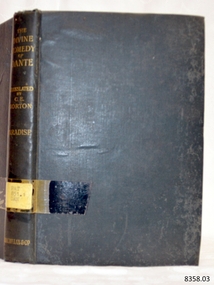Book - Poem, Dante Alighieri, The Divine Comedy of Dante Alighieri ( Book 3 Paradise ), 1891