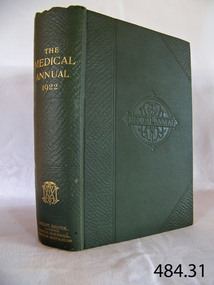 Book - General Medical Reference Annuals, Various Medical Contributors, The Medical Annual and Practitioners Index 1922, 1922