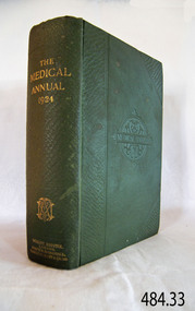 Book - General Medical Reference Annuals, Various Medical Contributors, The Medical Annual and Practitioners Index 1924, 1924