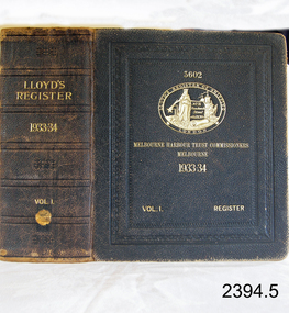 Book - Lloyds Register of Shipping, Lloyds Registry, Lloyds Register of Shipping 1933-34 Vol 1, 1933