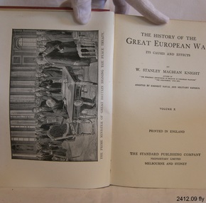 Book - Reference/History, W Stanley Macbean Knight, The History of the Great European War Set 1 Vol 10, 1914-1920