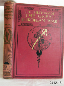 Book - Reference/History, W Stanley Macbean Knight, The History of the Great European War Set 2  Vol 9, 1914-1920