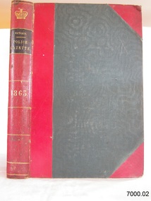 Administrative record - Reference Sociology/History, John Ferres, Government Printer, Victoria Police Gazettes for 1863, 1863