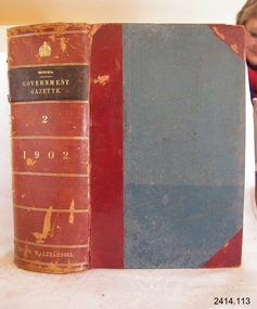 Book - Reference/Colonial Government Notification Gazette, Robert Smith Brain, The Victoria Government Gazette 1902 Vol 2 /117, 1902