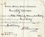 Rectangular paper certificate with mix of printed and handwritten text, dated 24th October 1887.