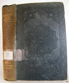 Book - Commentary Essays, John Milton, The Prose Works of John Milton Vol 3, 1848