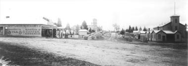 Black and white photographs, Bell Street Yarra Glen looking north c.1900