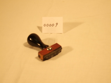 Stamp, rubber, Post 1967