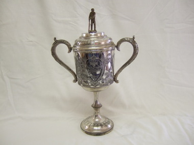 Cup, siver trophy, 1896