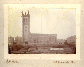 Photo, J.W. Mellor, St Michael's and All Angels church and cemetery, Ashton-under-Lyne