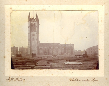 Photograph - Photo, J.W. Mellor, St Michael's and All Angels church and cemetery, Ashton-under-Lyne