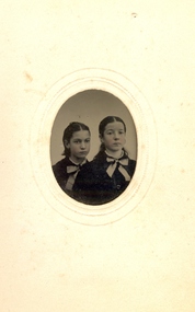 Photograph - Little Gem tintype, Portrait of two young girls