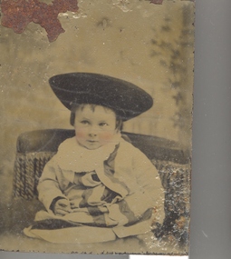 Photographic portrait of a child