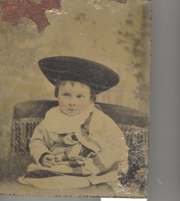 Photographic portrait of a child