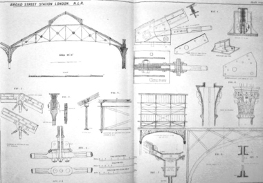 drawing of roof structures