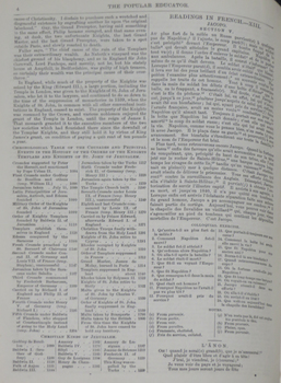Printed text
