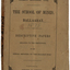 Cover of a printed booklet