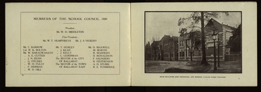 Page from The Ballarat School of Mines and Industries 1870-1920 Jubilee Booklet