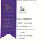 Printed programme with blue ribbon