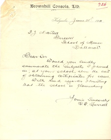hand written letter