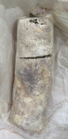 Object -  Candle Remnant, Candle remnant from early Two Ballarat mines, c1860 ?