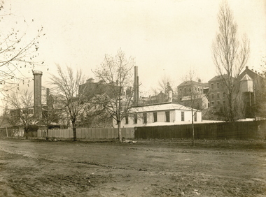 Photograph (Black & White), Mines Department, Back View School of Mines Ballarat, c 1900