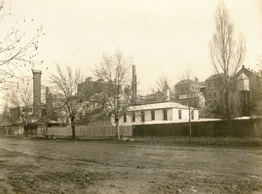 Photograph - Photograph (Black & White), Mines Department, Back View School of Mines Ballarat, c 1900