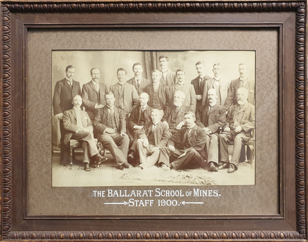 Senior Members of the Ballarat School of Mines Staff, 1900