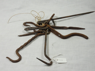 Object, Forged hooks and pegs