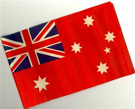 Red Australian Flag