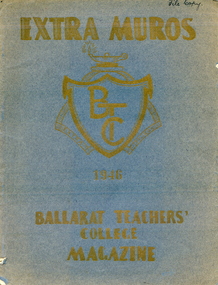 Book, Ballarat Teachers' College, Ballarat Teachers College Extra Muros, 1946