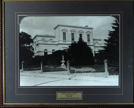A grand double storey town hall in Ballarat East